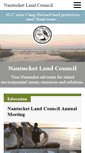 Mobile Screenshot of nantucketlandcouncil.org
